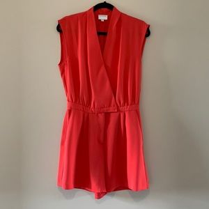 Stunning Coral shorts romper - Australian brand Witchery